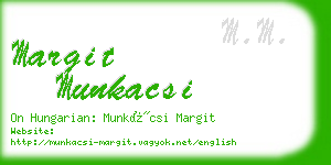 margit munkacsi business card